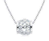 Pretty Designed Silver Necklace SPE-5415